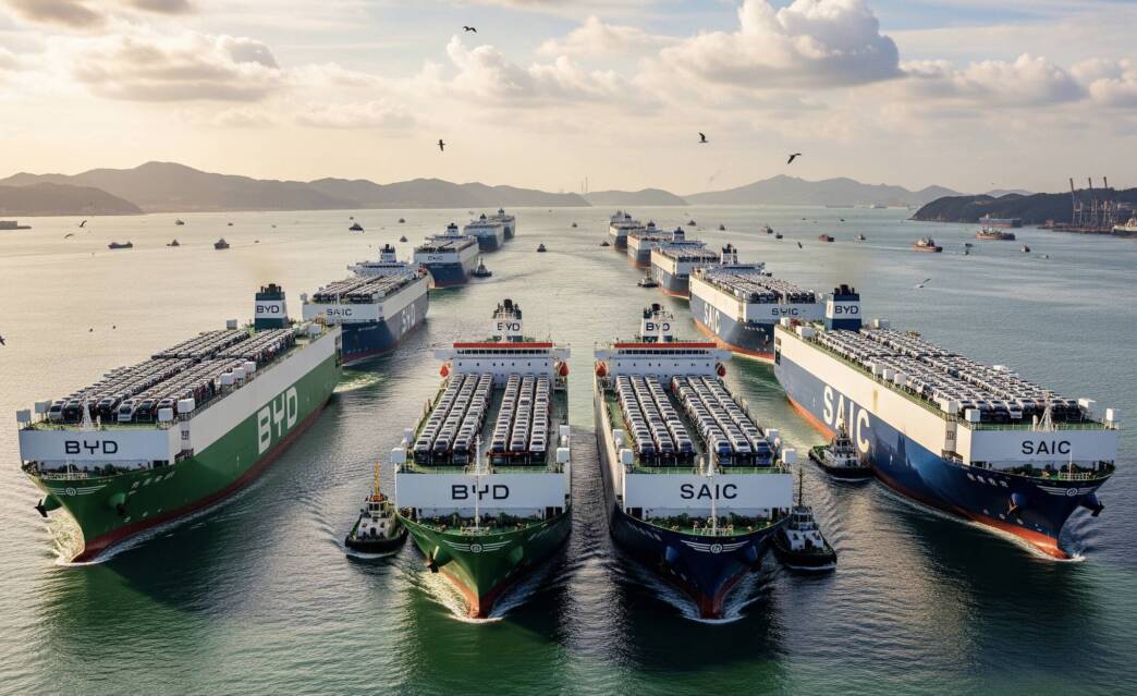 Le navi cargo delle cinesi BYD e SAIC invadono l’Europa 2