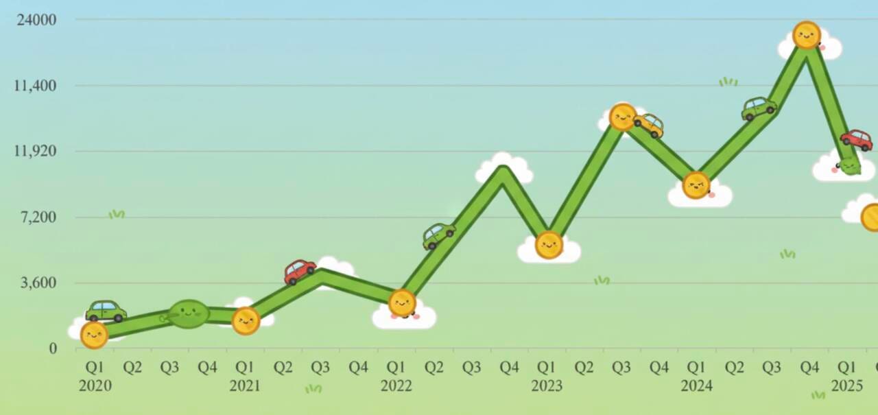 Utile BYD giù nel secondo trimestre