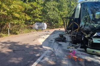 bmw ix3, incidente con bus
