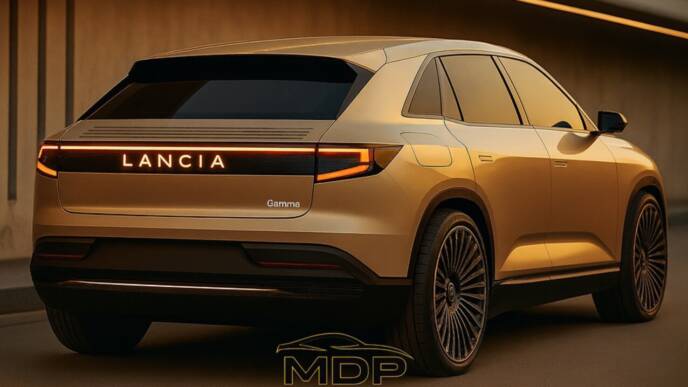 lancia gamma render