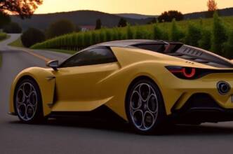 Alfa Romeo 4C render