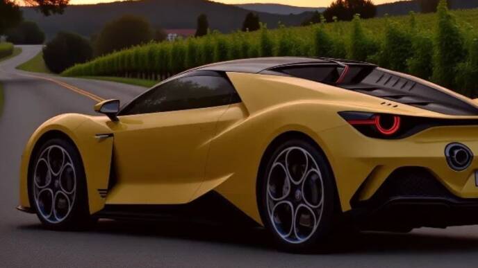 Alfa Romeo 4C render