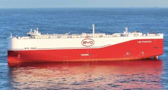 Arriva l’ottava nave cargo BYD
