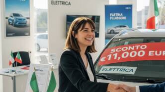 Auto elettrica regalata con la somma di incentivi