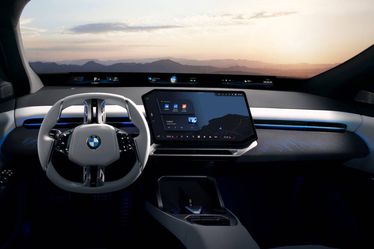 BMW iX3 dentro