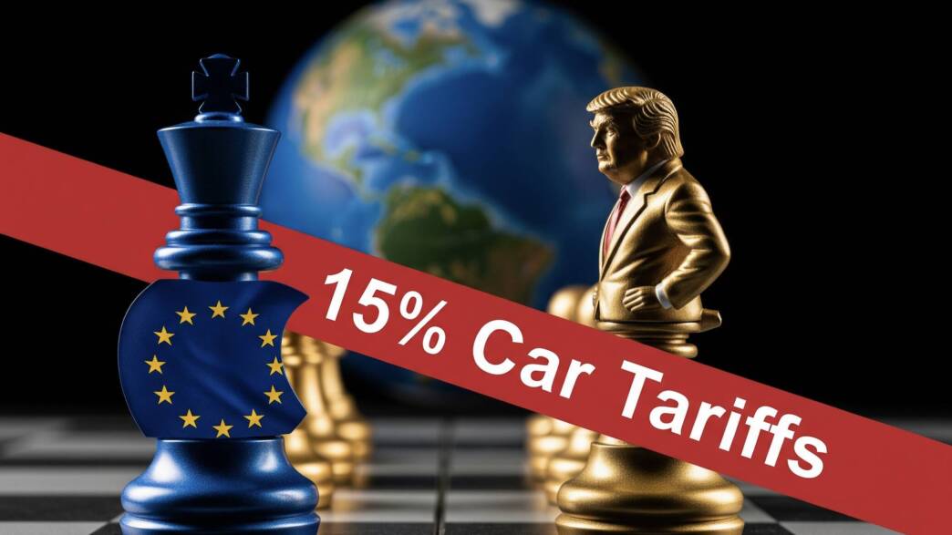 Dazi auto al 15% UE USA Trump