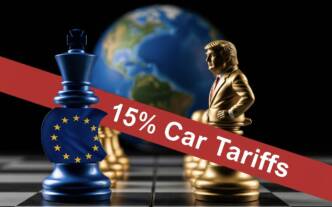 Dazi auto al 15% UE USA Trump