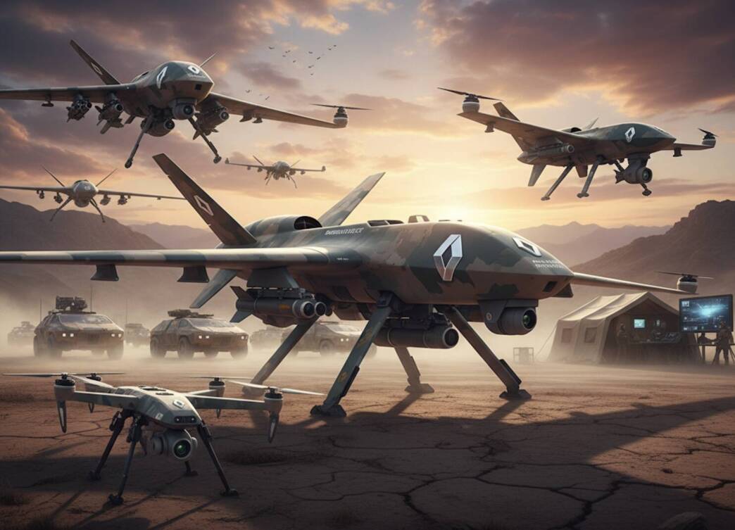 Droni militari Renault se l’auto non porta soldi