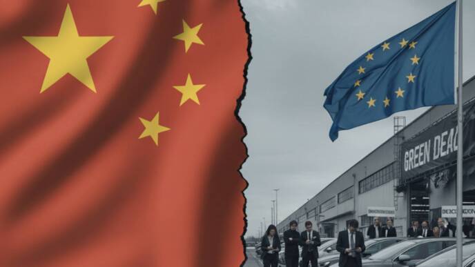 Emissioni record in Cina contro disoccupazione record da auto elettrica in Europa