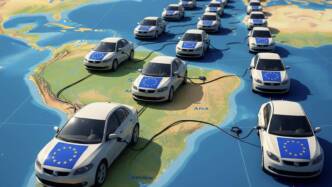 L'UE vuole vendere le auto elettriche altrove nel mondo