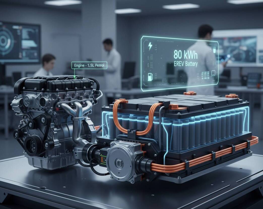 Leapmotor ibride pacchi batteria da 80 kWh per le auto ibride EREV 2