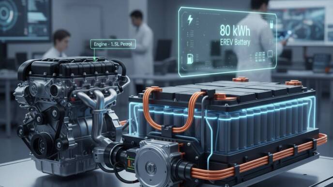 Leapmotor ibride pacchi batteria da 80 kWh per le auto ibride EREV 2