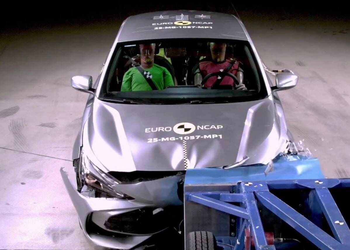MG3 male al crash test Euro NCAP per il sedile che si sgancia