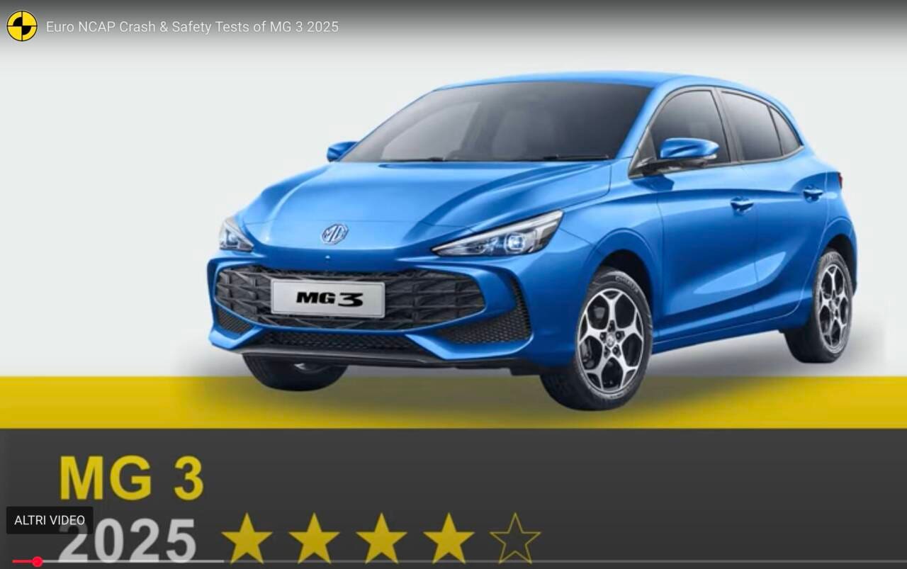 MG3 male al crash test Euro NCAP per il sedile che si sgancia