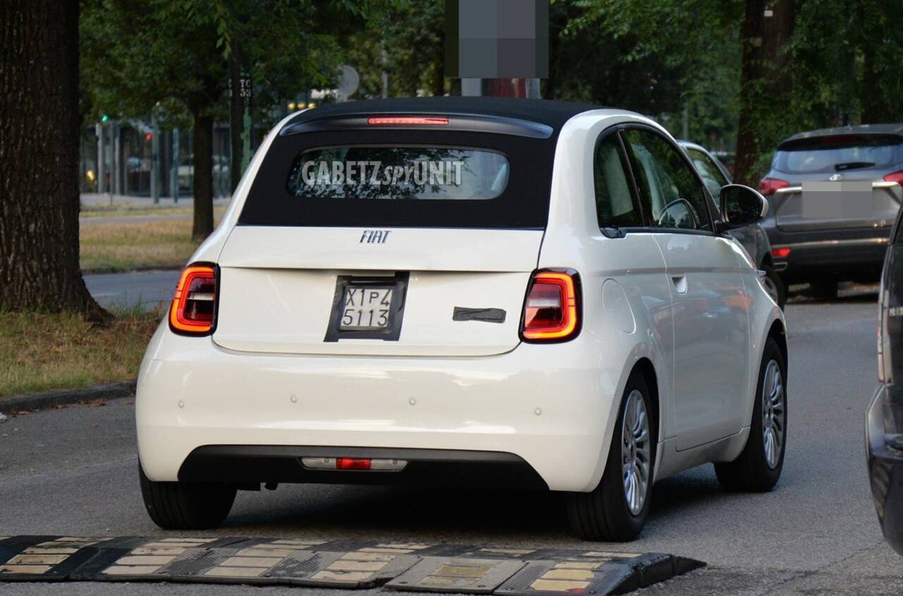 Nuova Fiat 500 Hybrid spy