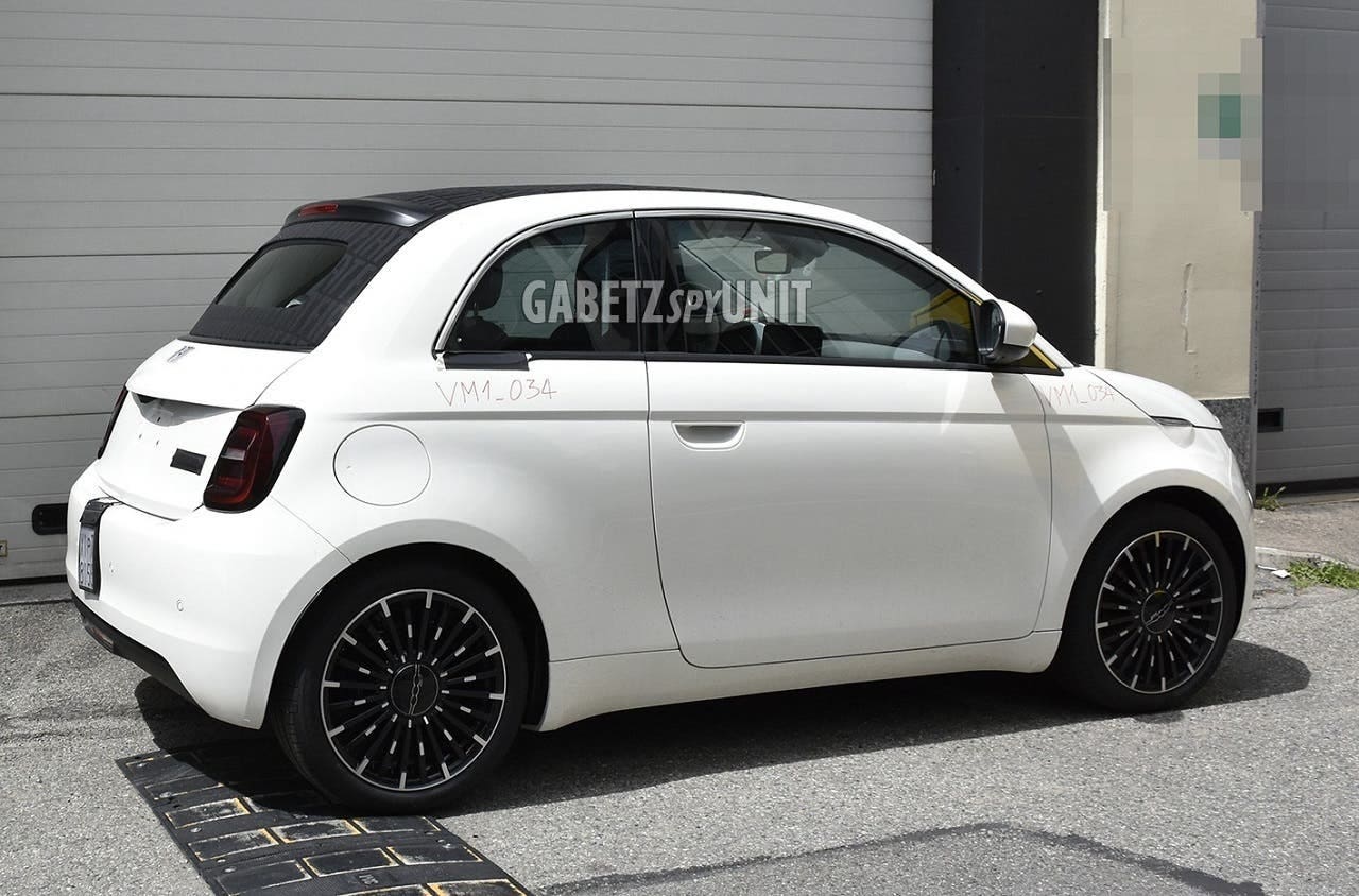 Nuova Fiat 500 Hybrid spy