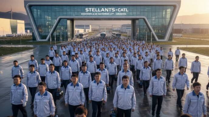 Stellantis+CATL Gigafactory a Saragozza