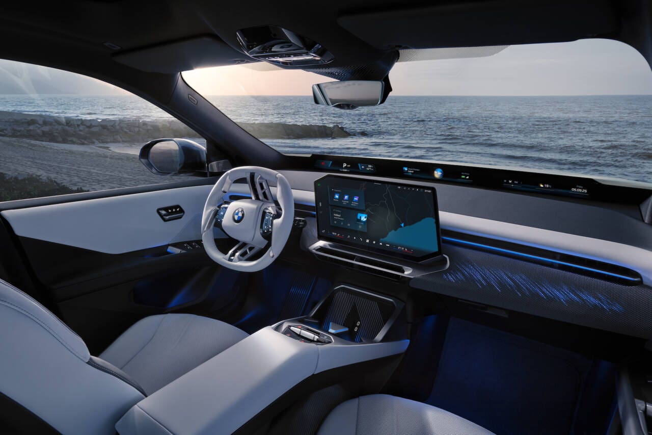 BMW iX3 dentro