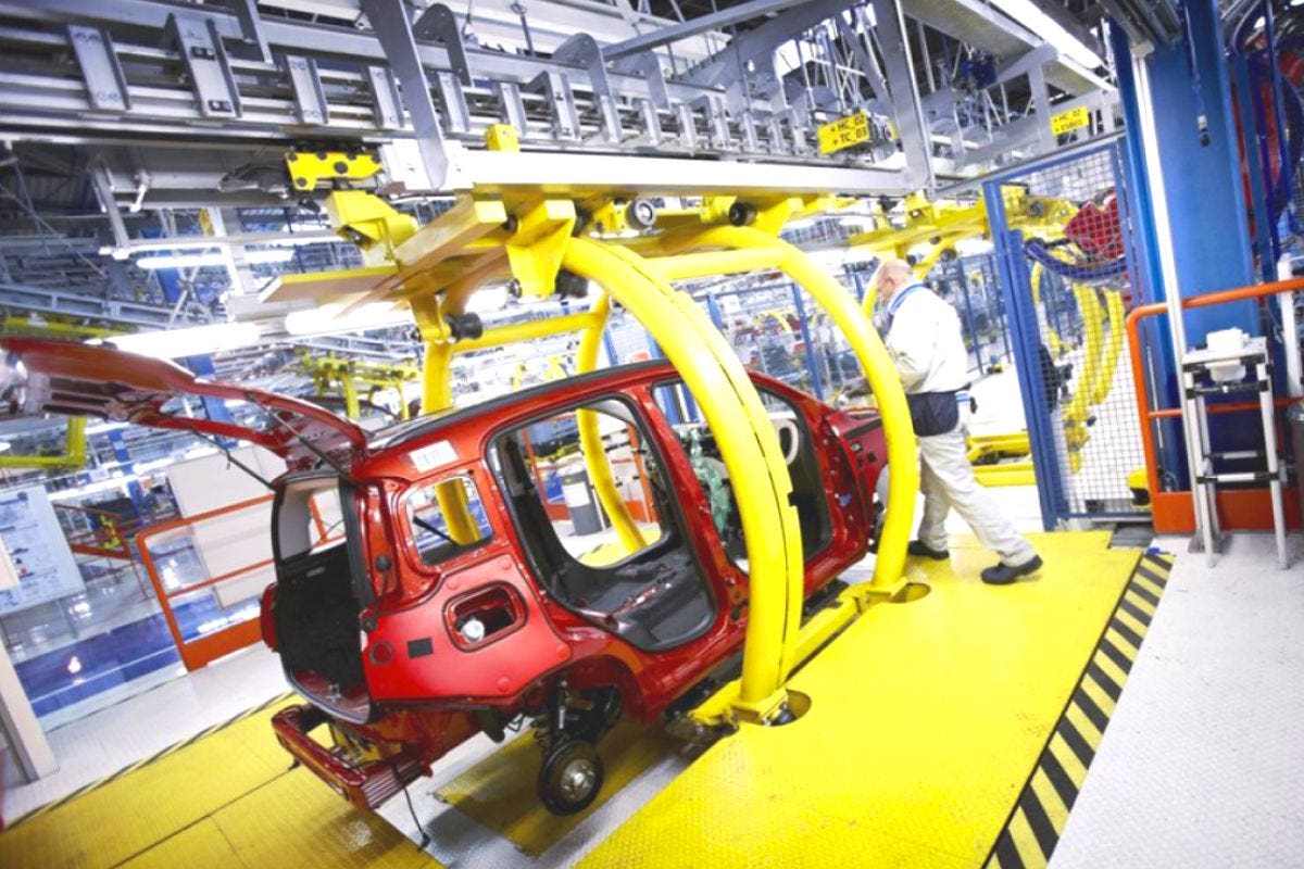 fiat panda in fabbrica
