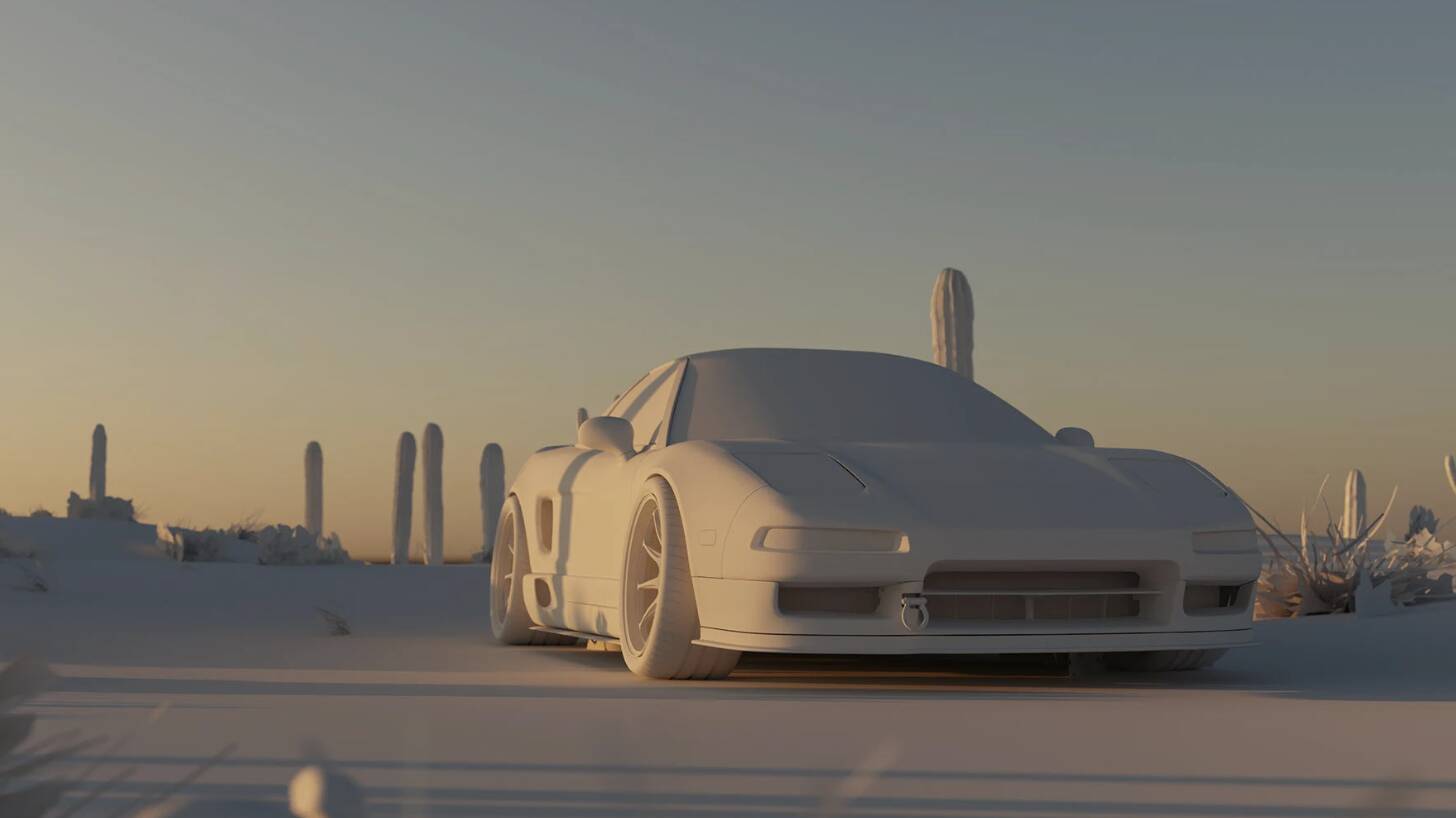 Honda NSX Render 2025