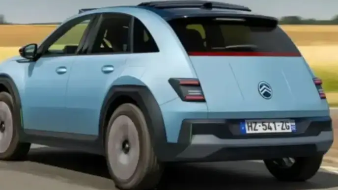 Citroen 2CV render