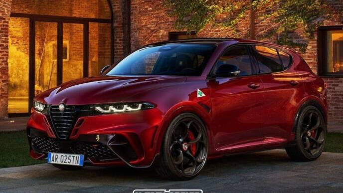 Alfa Romeo Tonale GTA render