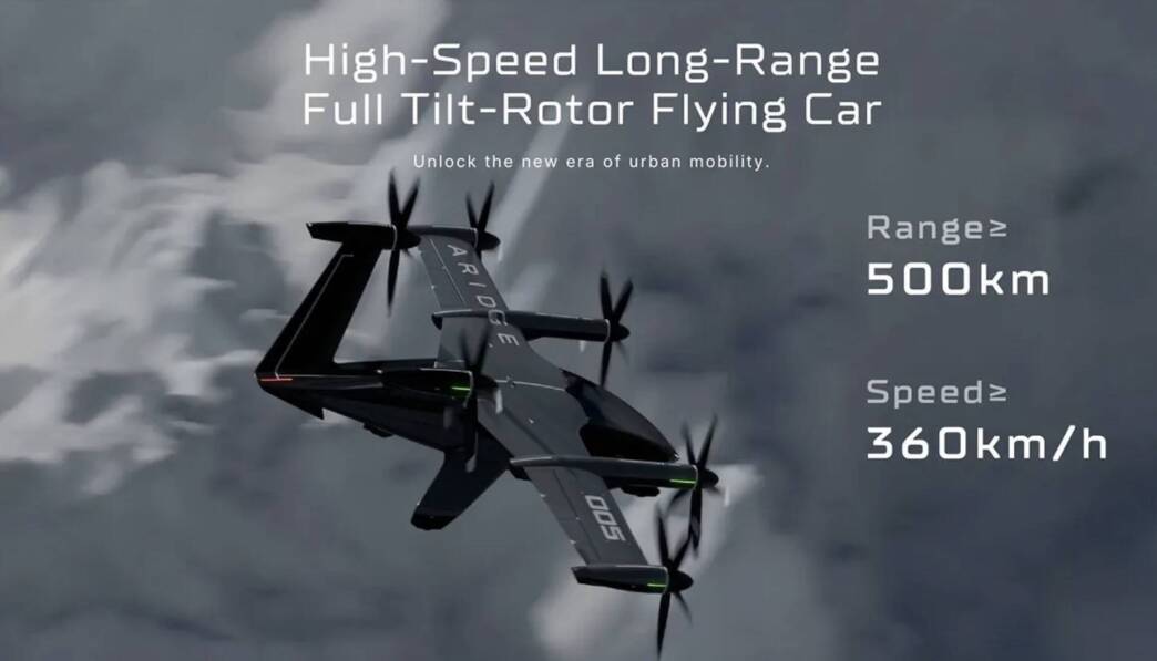 Auto volante Xpeng Aeroht diventa Aridge con autonomia boom