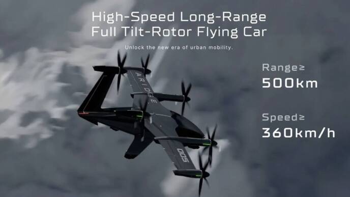 Auto volante Xpeng Aeroht diventa Aridge con autonomia boom