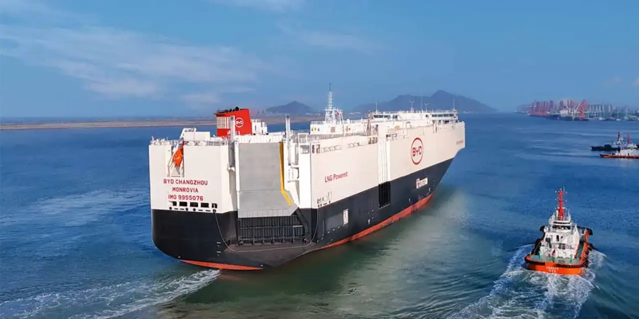 export veicoli cinesi di BYD