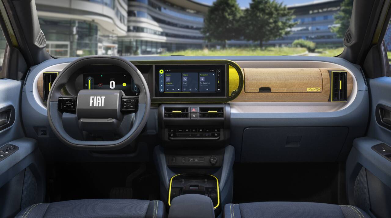Fiat Grande Panda elettrica dentro