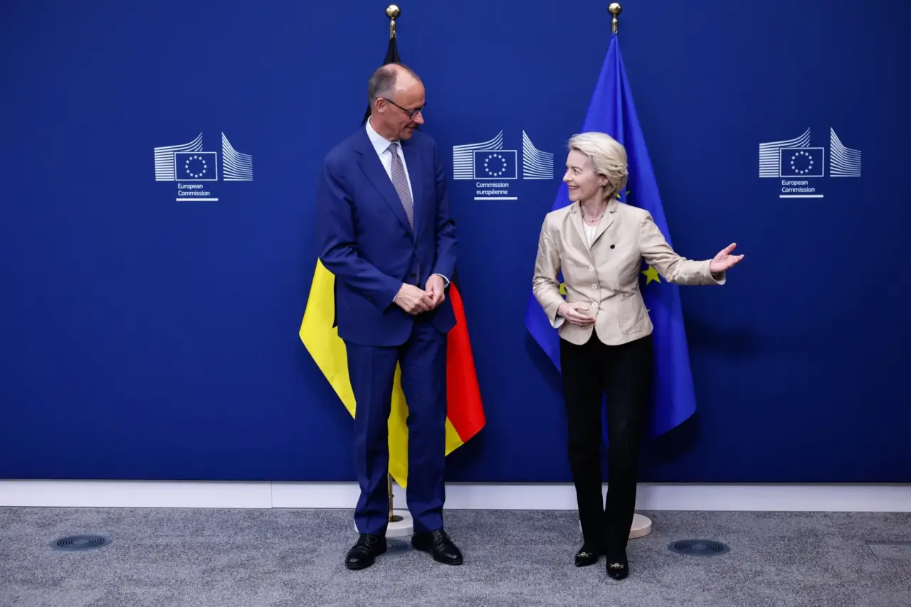 Friedrich Merz cancelliere germania e von der leyen