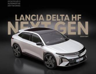 Lancia Delta HF Integrale render