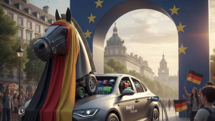Polemiche di fuoco contro il cavallo di Troia automotive tedesco le ibride PHEV ed EREV