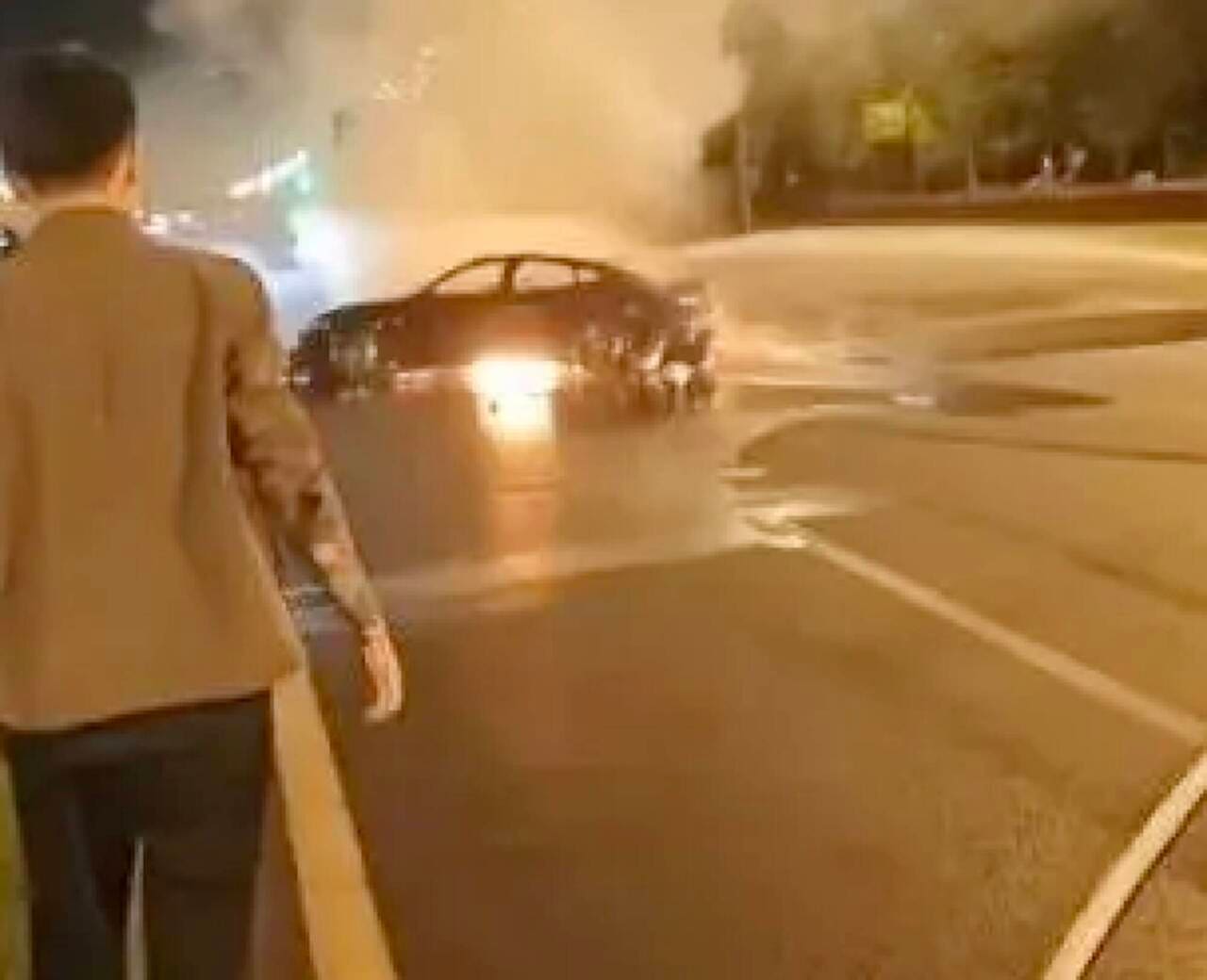 Xiaomi SU7 Ultra in fiamme