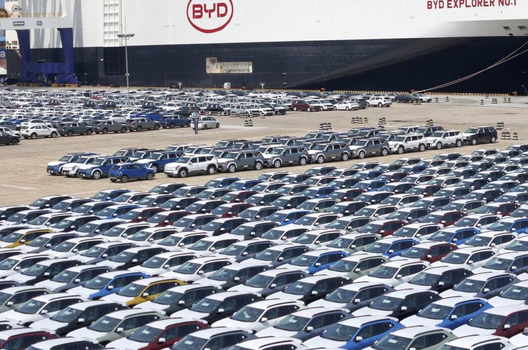 export veicoli cinesi di BYD
