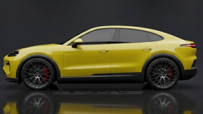 porsche cayenne coupé render