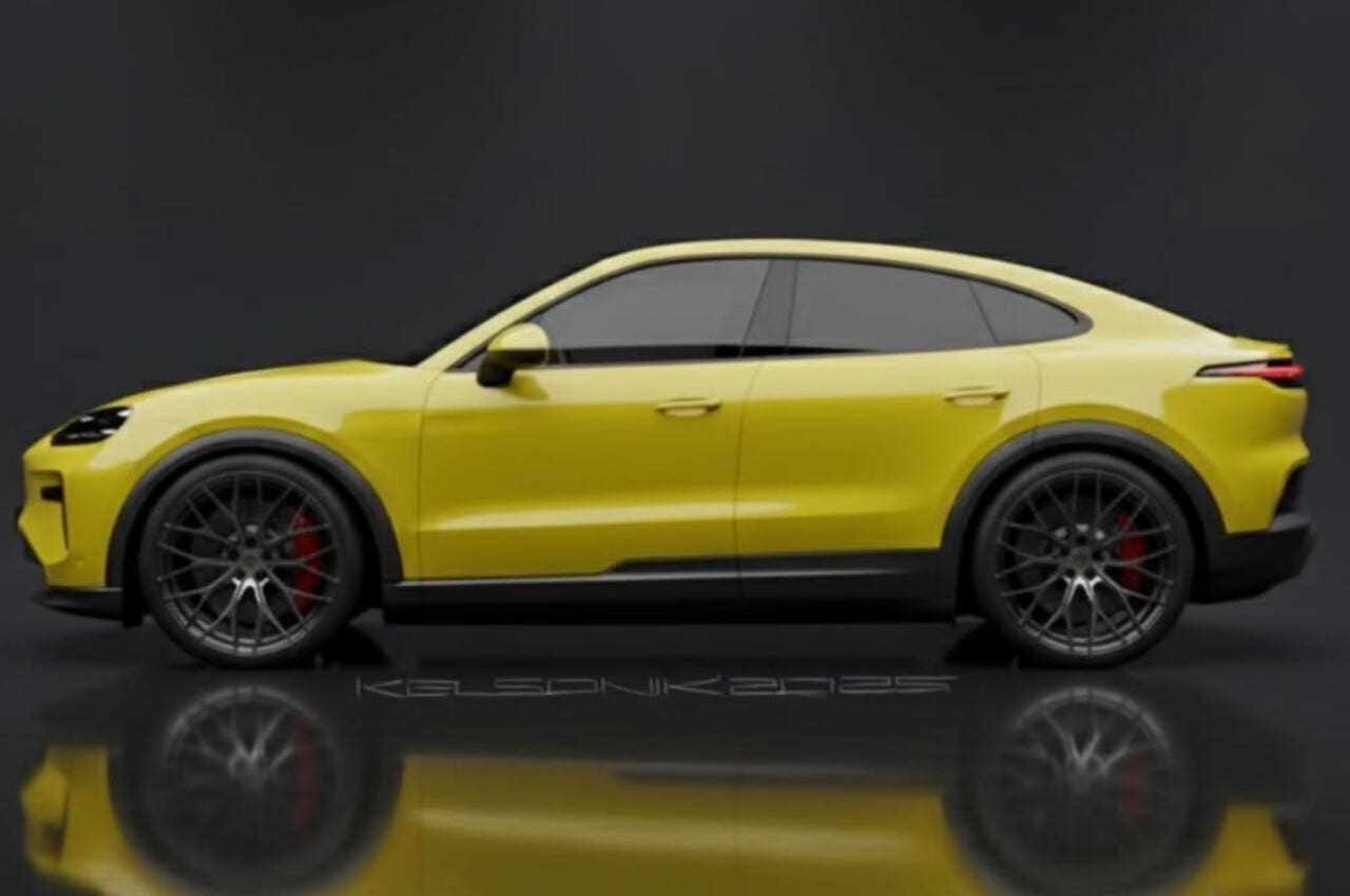 porsche cayenne coupé render