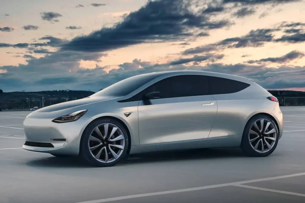 tesla model 2 render