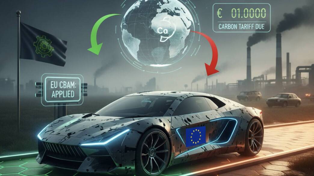 Adeguamento del carbonio UE auto