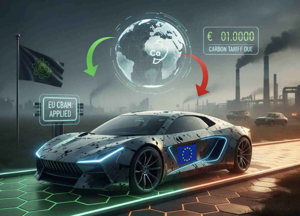 Adeguamento del carbonio UE auto