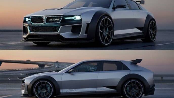 Lancia Delta Integrale render