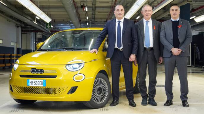 Stellantis Fiat 500 Hybrid Antonio Filosa