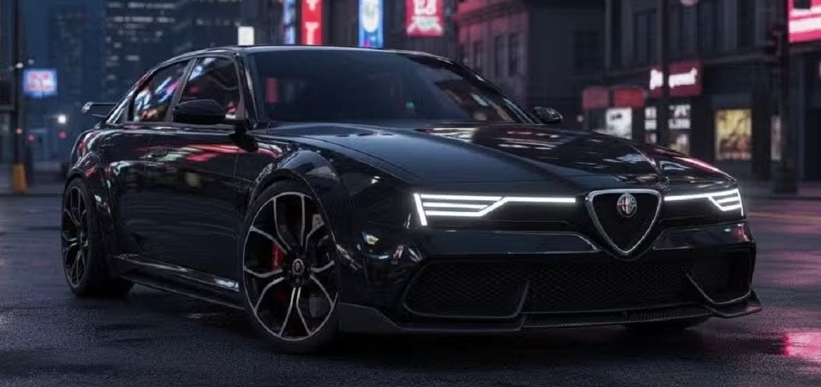 Alfa Romeo 75 Turbo Evoluzione render