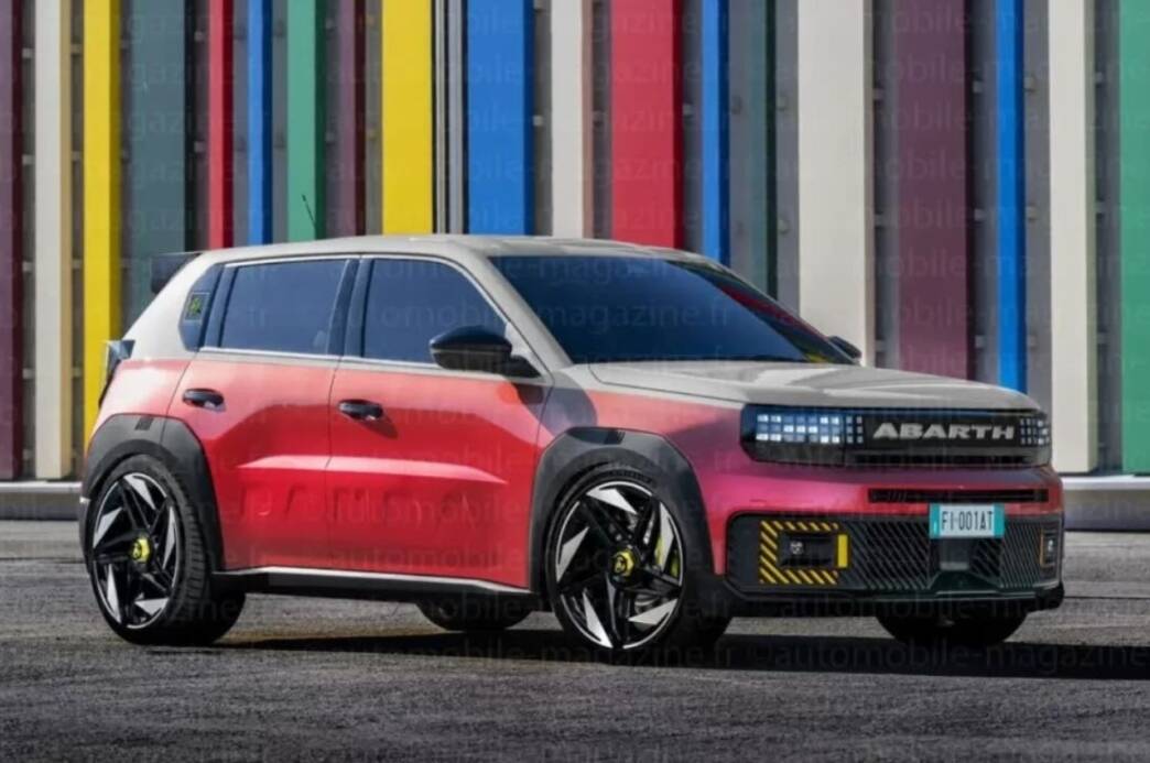 Fiat Abarth Grande Panda render