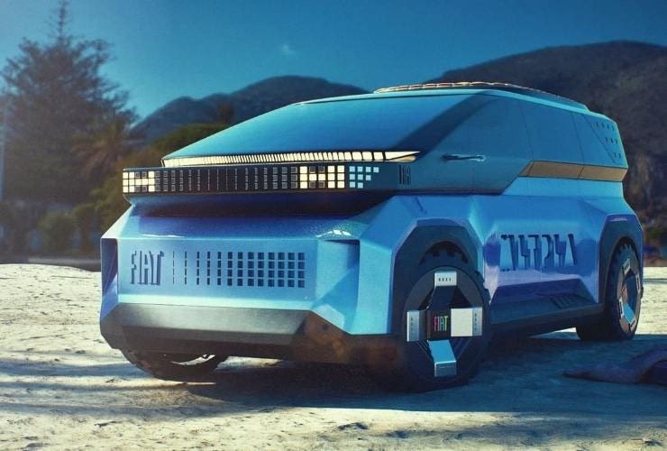 Fiat Multipla concept render