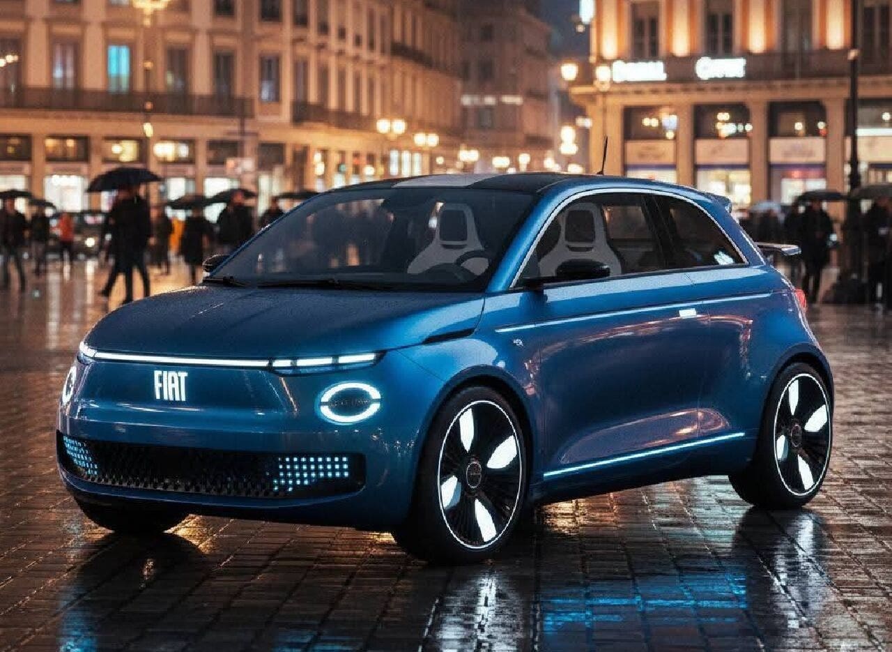 Nuova Fiat 500 render