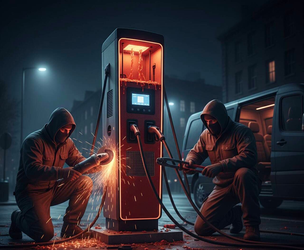 ladri rame colonnine