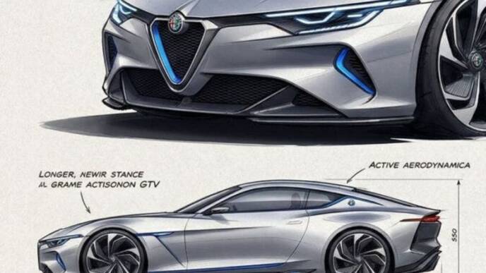 alfa romeo gtv render