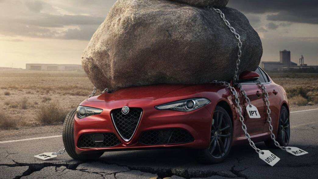 tasse schiacciano auto