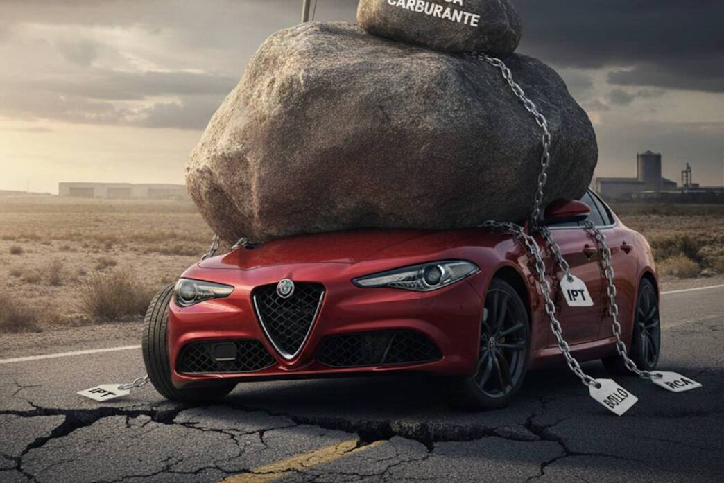 tasse schiacciano auto